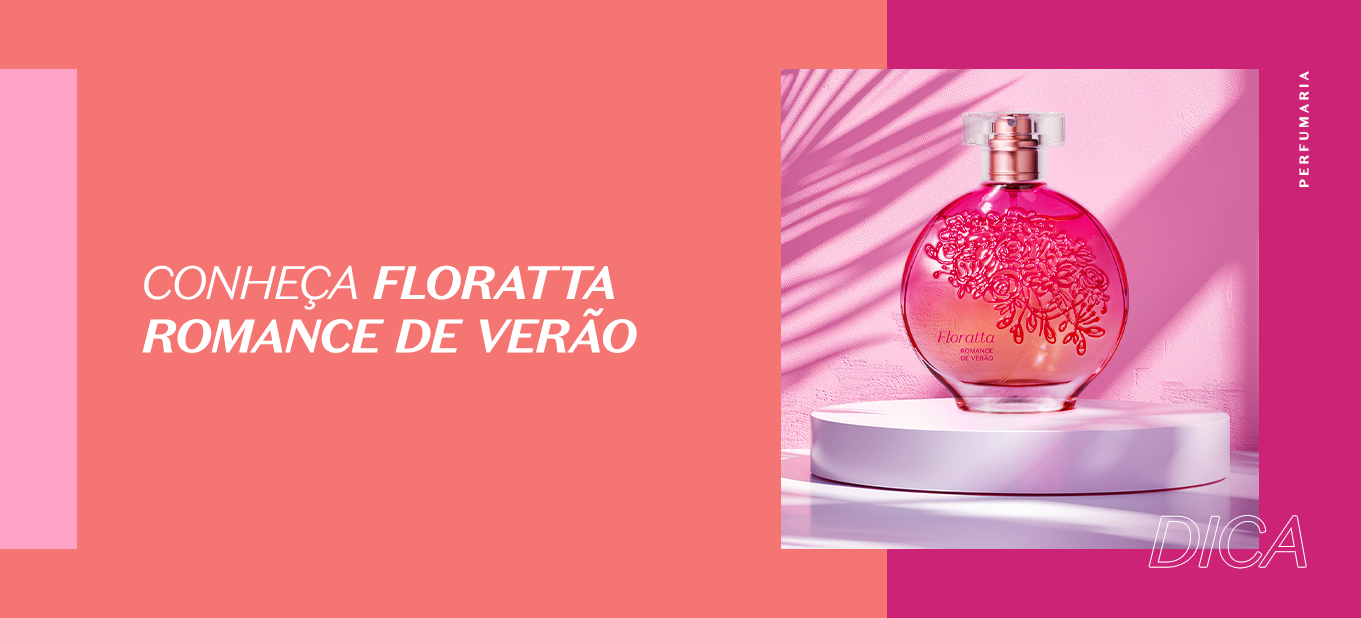 Floratta Romance de Verão Boticario 75ml Colonia Floratta Romance de Verao Boticario 75 ml